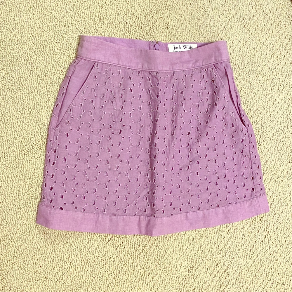 Jack Wills purple skirt